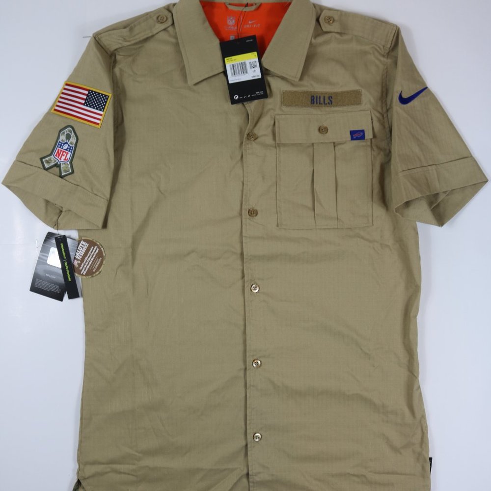 Nike Salute to Service Buffalo Bills Button Shirt